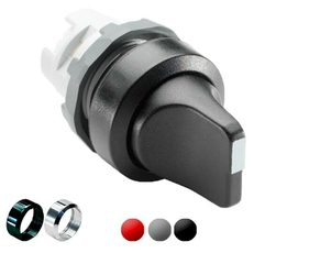 Переключ.M2SSV1-20B черн. 2-х поз.для установки в вертик.посты|1SFA611220R2006| ABB