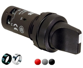 Переключатель C2SS3-30B-20 2-х позиционный черный 2НО (45 градусов) без фиксации|1SFA619202R3026| ABB