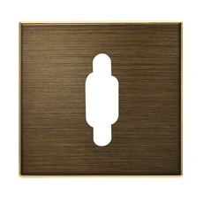 Накладка для механизма VGA разъёма/коннектора, серия SKY, цвет античная латунь | 2CLA855550A1201 | ABB