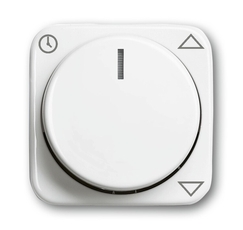 Плата центральная (накладка) для комфортного механизма жалюзи 6419 U, серия Reflex SI, альпийский белый | 6430-0-0355 | 2CKA006430A0355 | ABB