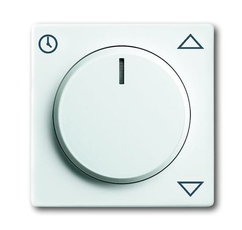 Плата центральная (накладка) для комфортного механизма жалюзи 6419 U, серия solo/future, альпийский белый | 6430-0-0358 | 2CKA006430A0358 | ABB