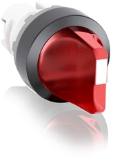 Переключатель M3SSV1-11R красный 3-х позиционный (только корпус) с подсветкой для установки в вертикальные посты | 1SFA611230R1101 | ABB