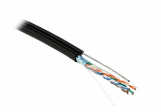 Кабель витая пара FUTP4-C5E-S24-2SW-OUT-PE-BK-500(500м)F/UTP,к5e,4п(24AWG),одн(solid),э-ф,с усил.мет.тр.,вне,PE,-40°C-+50°C,черн. | 236289 | Hyperline